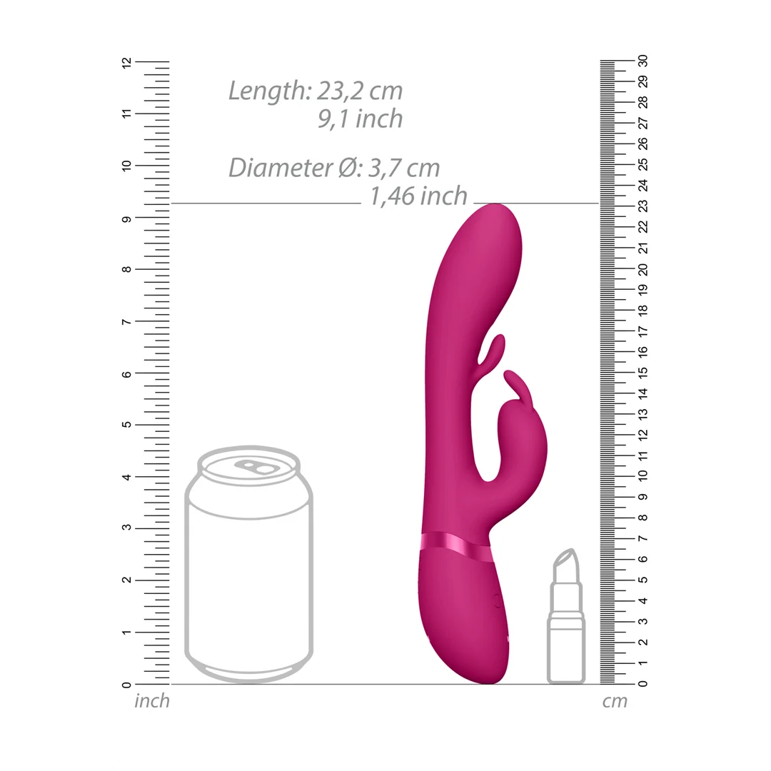 Rabbit Vibrator – 10 Einstellungen und wasserdicht – VIVE by Shots Lila VIVE by Shots – Bild 5