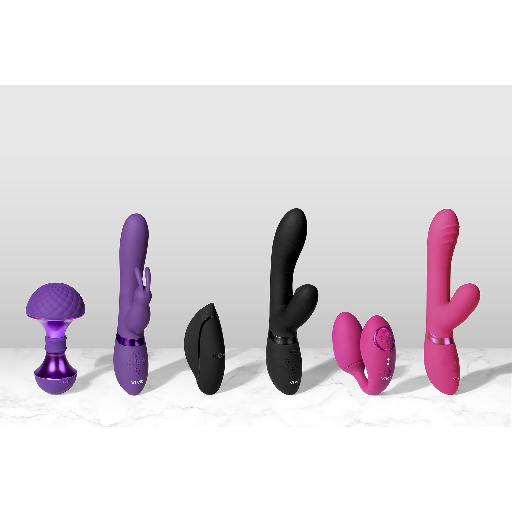 Rabbit Vibrator – aufblasbarer G Punkt + 10 Einstellungen – VIVE Schwarz VIVE by Shots – Bild 6