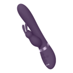 Rabbit Vibrator – aufblasbarer G Punkt + 10 Einstellungen – VIVE Schwarz VIVE by Shots – Bild 5