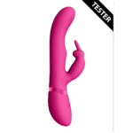 Rabbit Vibrator mit dualer Pulswelle und Höhepunkt Taste – VIVE by Shots, Rosa, VIVE by Shots – Bild 3