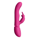Rabbit Vibrator mit dualer Pulswelle und Höhepunkt Taste – VIVE by Shots, Rosa, VIVE by Shots – Bild 9