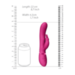 Rabbit Vibrator mit dualer Pulswelle und Höhepunkt Taste – VIVE by Shots, Rosa, VIVE by Shots – Bild 11