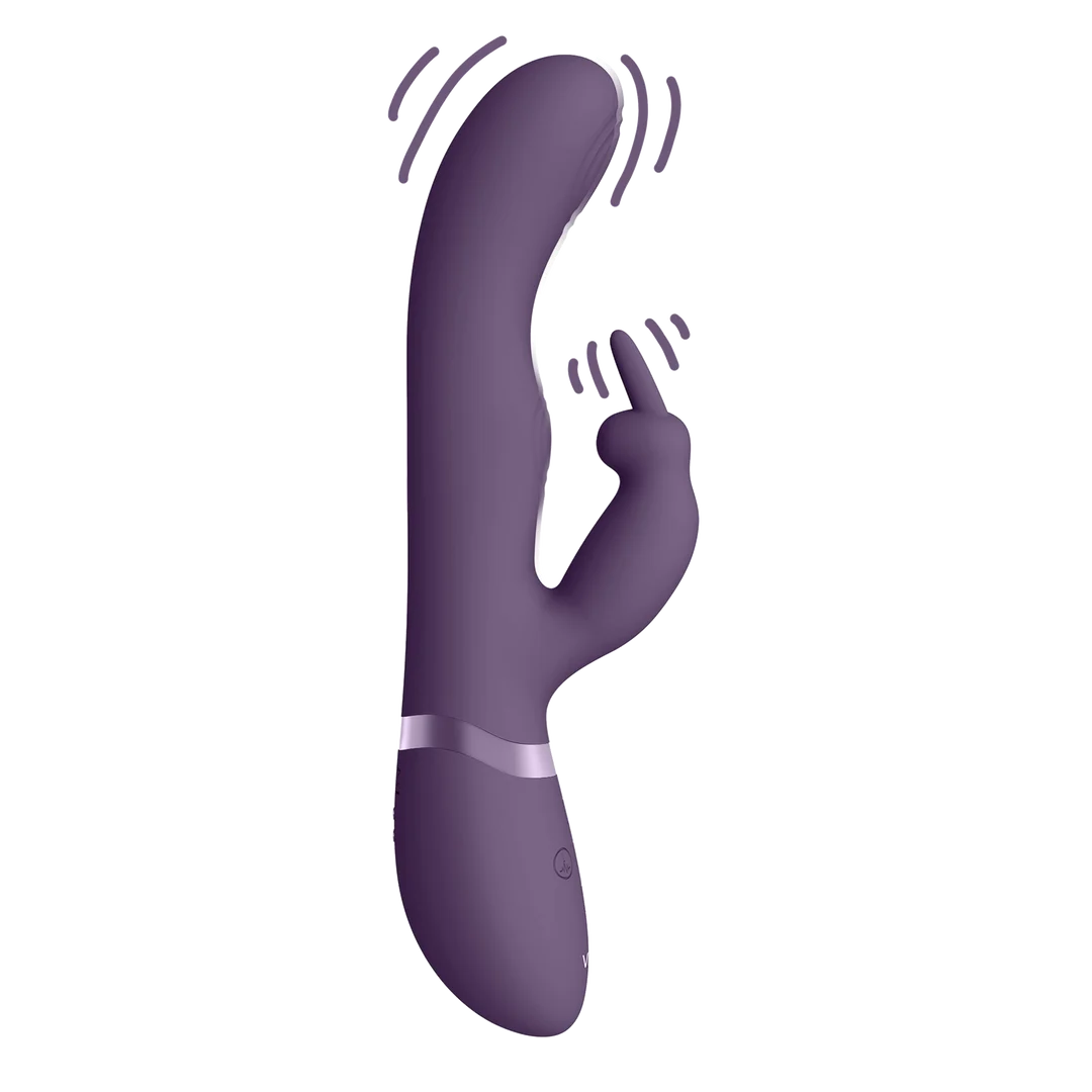 Rabbit Vibrator mit dualer Pulswelle und Höhepunkt Taste – VIVE by Shots, Rosa, VIVE by Shots – Bild 13