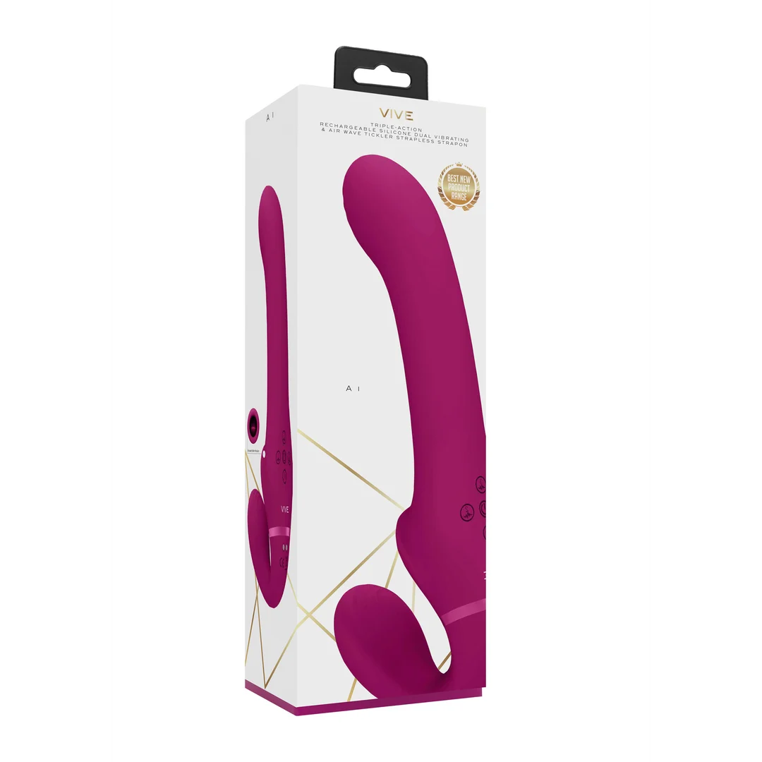Strapless Vibrator – 10 Stufen und Luftdruckstimulation – VIVE VIVE by Shots VIVE by Shots – Bild 2