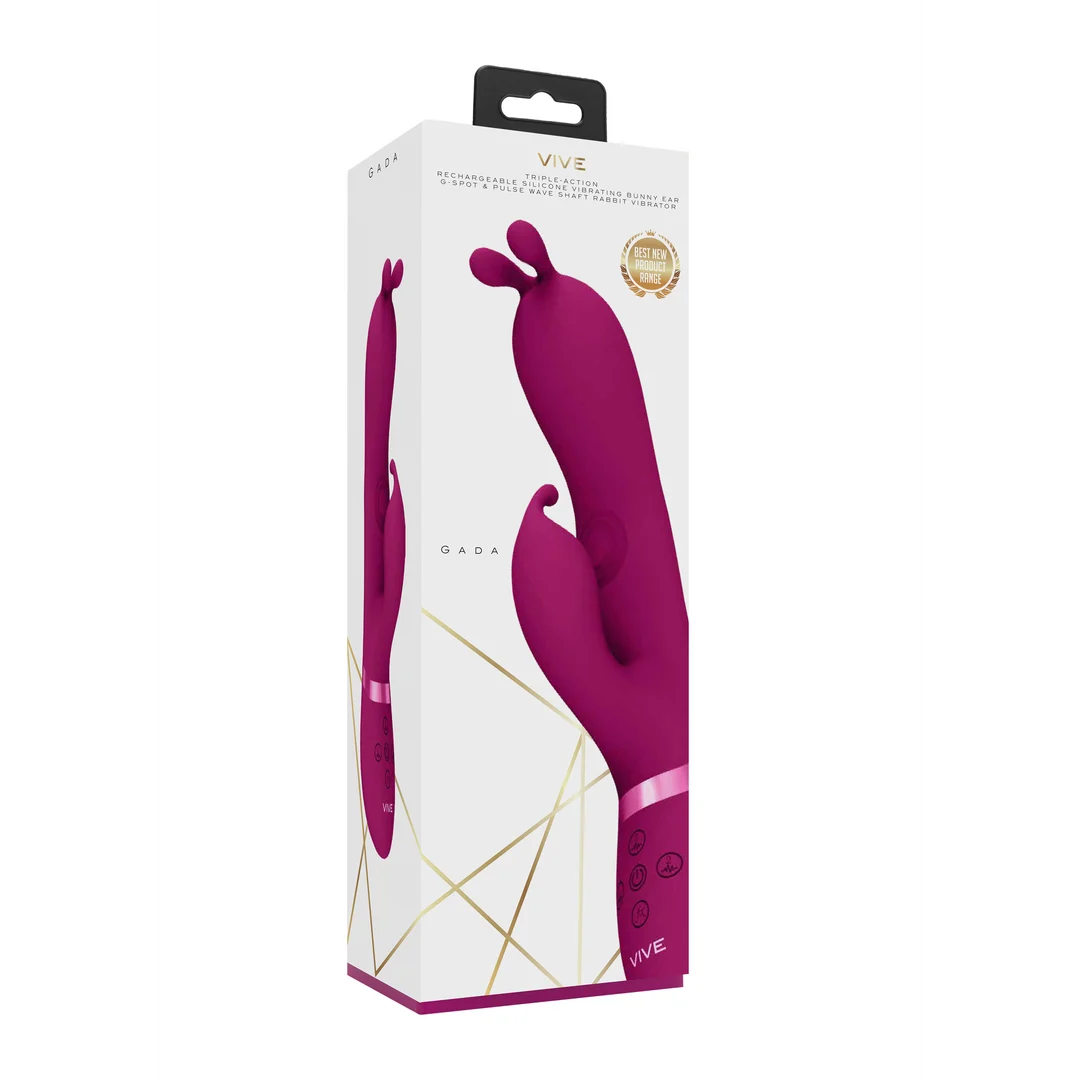 Rabbit Vibrator – 3 Motoren und Pulse Wave Schaft – VIVE VIVE by Shots – Bild 2