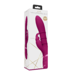 Rabbit Vibrator mit auf und ab beweglichen Ringen – VIVE lila VIVE by Shots – Bild 2