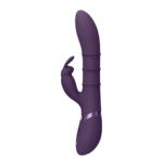 Rabbit Vibrator mit auf und ab beweglichen Ringen – VIVE lila VIVE by Shots – Bild 11