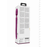 Wand Vibrator mit zwei Enden, flatternder Zunge und zwei Motoren, VIVE, lila VIVE by Shots – Bild 3