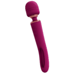 Wand Vibrator mit zwei Enden, flatternder Zunge und zwei Motoren, VIVE, lila VIVE by Shots – Bild 4