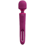 Wand Vibrator mit zwei Enden, flatternder Zunge und zwei Motoren, VIVE, lila VIVE by Shots – Bild 6