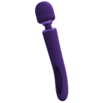 Wand Vibrator mit zwei Enden, flatternder Zunge und zwei Motoren, VIVE, lila VIVE by Shots – Bild 9