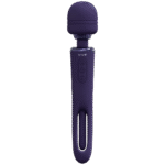 Wand Vibrator mit zwei Enden, flatternder Zunge und zwei Motoren, VIVE, lila VIVE by Shots – Bild 11