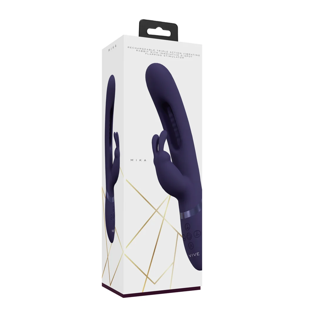 Rabbit Vibrator – Triple Motor mit G Punkt Flapper – VIVE, Rosa, VIVE by Shots – Bild 8