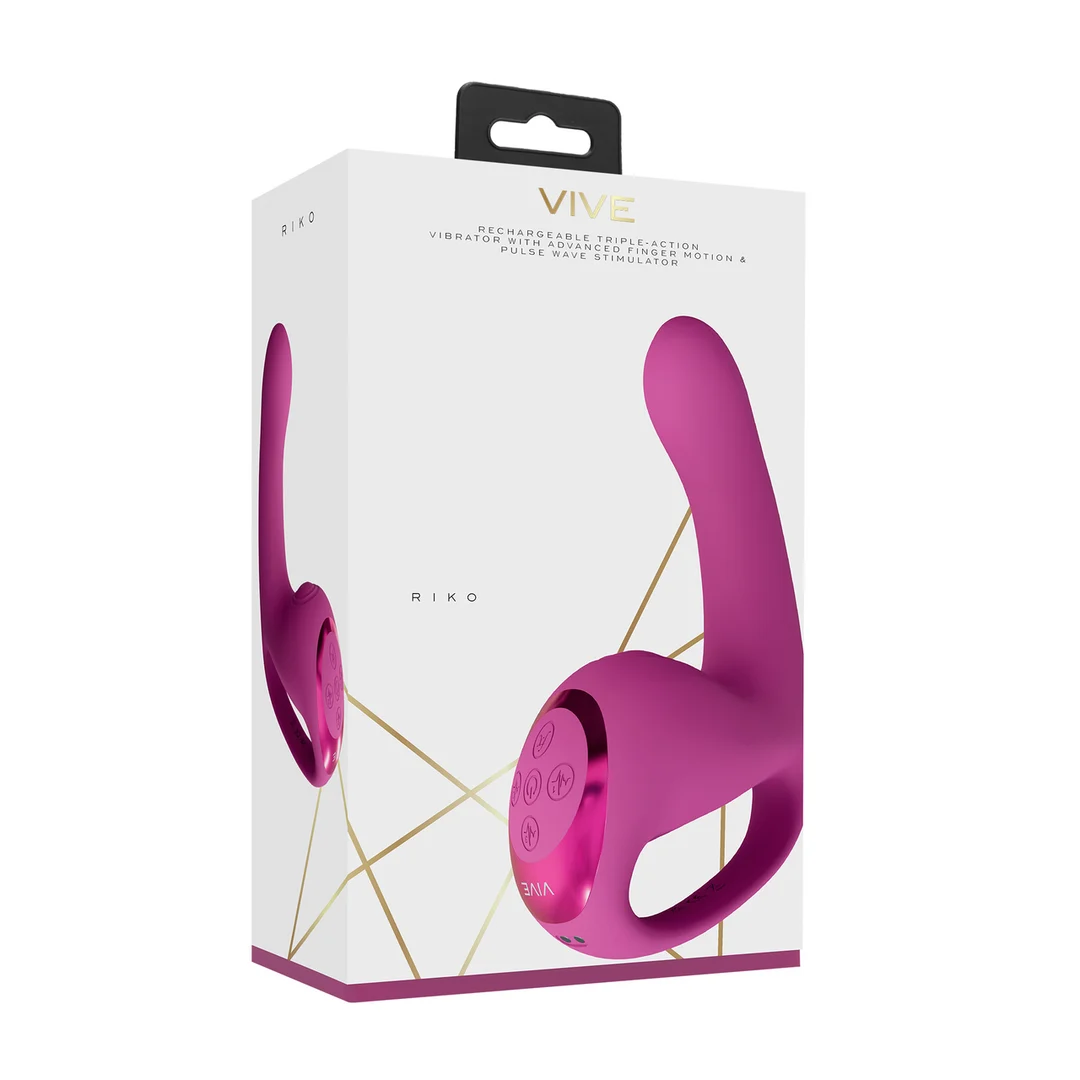 VIVE058PNK_1_1 G Punkt Vibrator mit 3 Motoren – Triple Motor Thumper VIVE by Shots – Bild 1