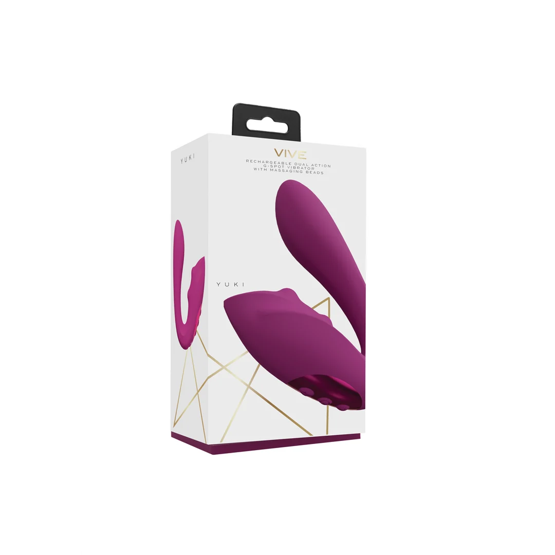 G Punkt Vibrator mit massierenden Perlen – Rosa VIVE by Shots – Bild 1