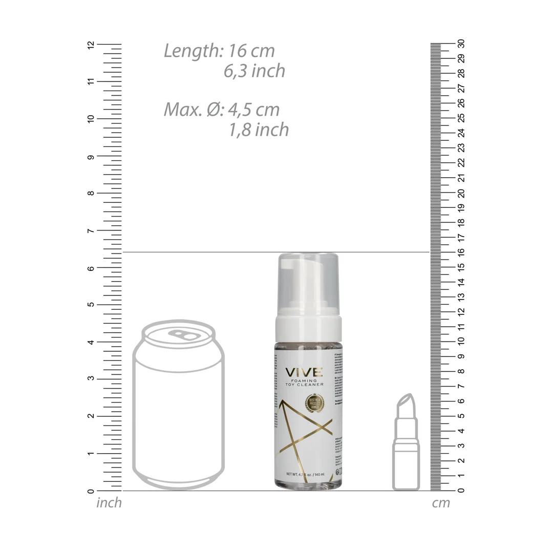 Toyreiniger – Schäumender Reiniger für erotische Toys – geschlechtsneutral – VIVE by Shots – 4,7 fl oz / 140 ml – Bild 6